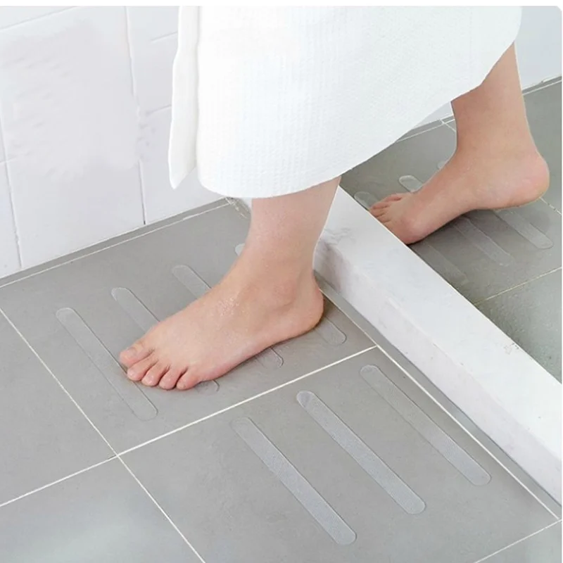 Новые 5 шт/упаковка, шт./компл. Ванная комната Ванна Non-Slip наклейки лестничные ступени скотч Двухсторонняя клейкая Водонепроницаемый Стикеры для домашнего Аксессуары для ванной комнаты