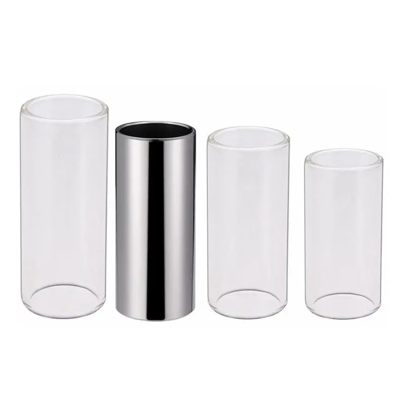 Набор гитарные слайды включает в себя 3 размера стеклянных слайдов 1 шт. из