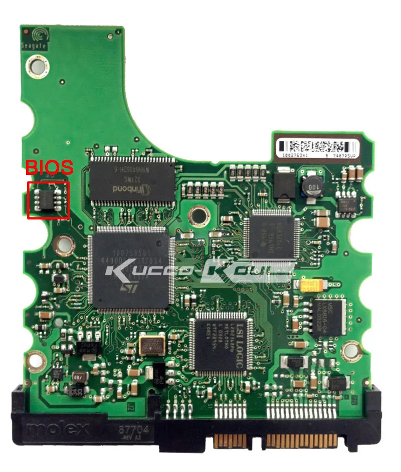 Запчасти для жесткого диска печатная плата логическая 100276340 Seagate 3 5 SATA hdd