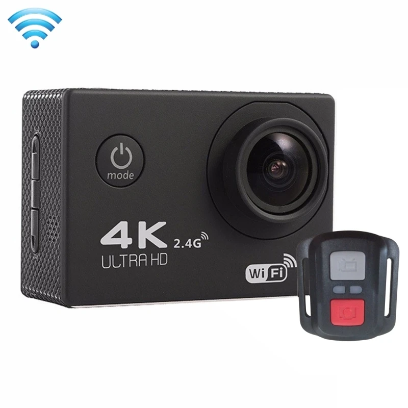 

F60R 2,0 дюймовый экран 4K 170 градусов широкоугольный WiFi Спортивная экшн-камера видеокамера с водонепроницаемым корпусом корпус пульт дистанци...