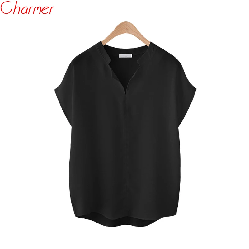 Лето 2019 г. для женщин блузки малышек рубашки мальчиков шифон основные элегантный