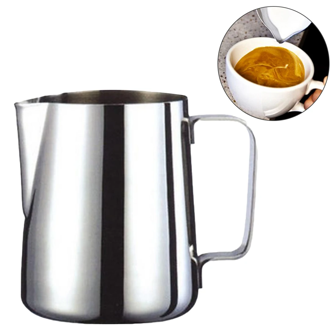 1 шт. кружки для капучино кофе молока молочных зерен латте металлический кувшин