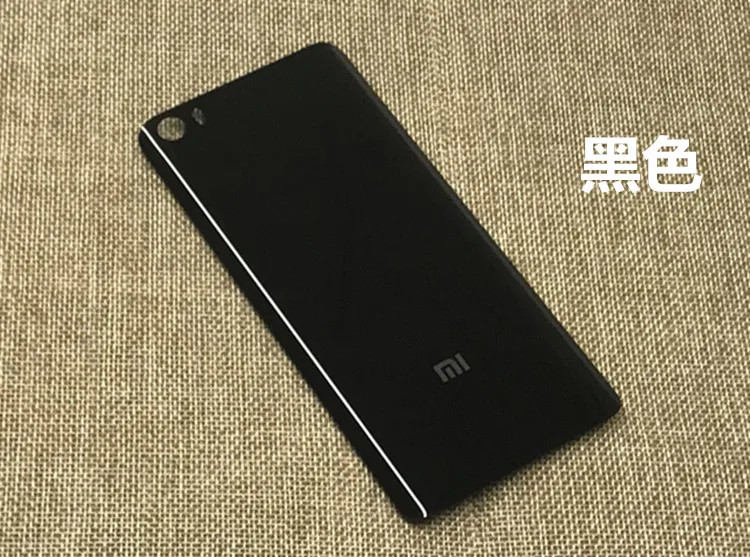 100% Оригинальный запасной корпус для Xiaomi mi5 Задняя стеклянная задняя крышка