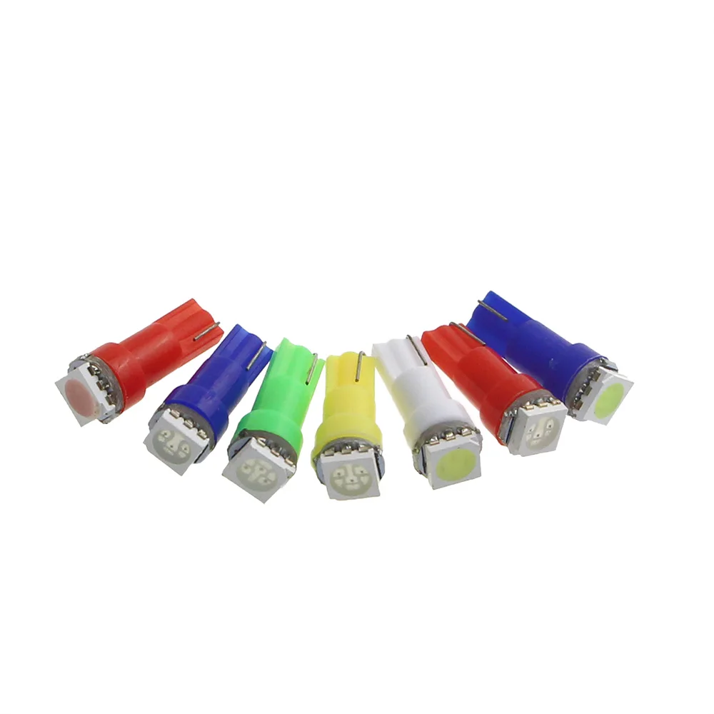 KEIN 100 шт. 12 В w3w светодиодный светильник T5 5050 1SMD авто Стайлинг приборная панель