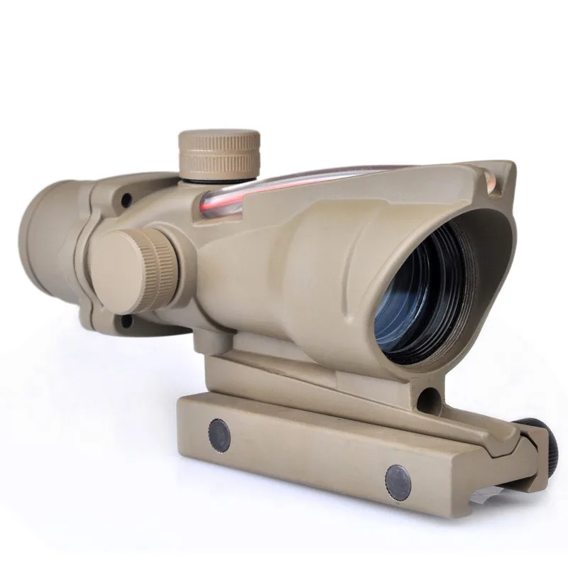 

AIM ACOG 1X32C Red Dot Sight With Illumination Source Fiber Tactical Airsoft Riflescope Hunting Scope AO1001