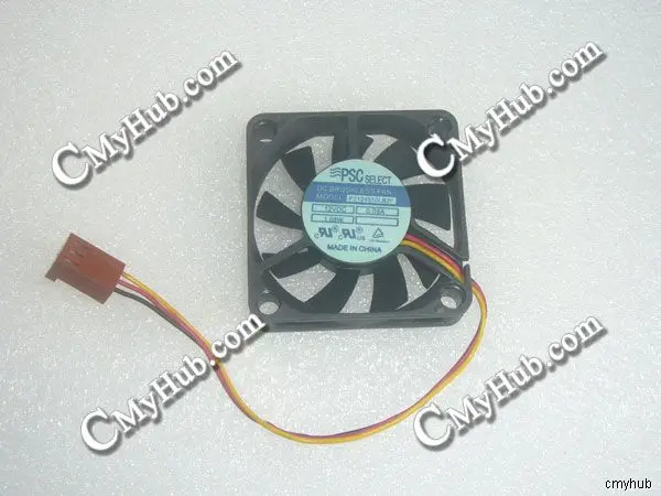 Оригинальный Для PSC P2124510LB2F DC12V 0.09A 3-контактный 3-проводной 4510 45x45x10 мм охлаждающий