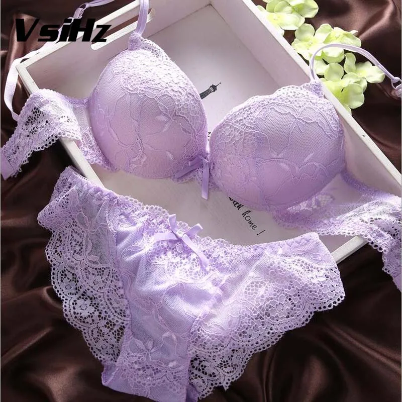 Женское нижнее белье сексуальный модный кружевной бюстгальтер и трусы комплекты
