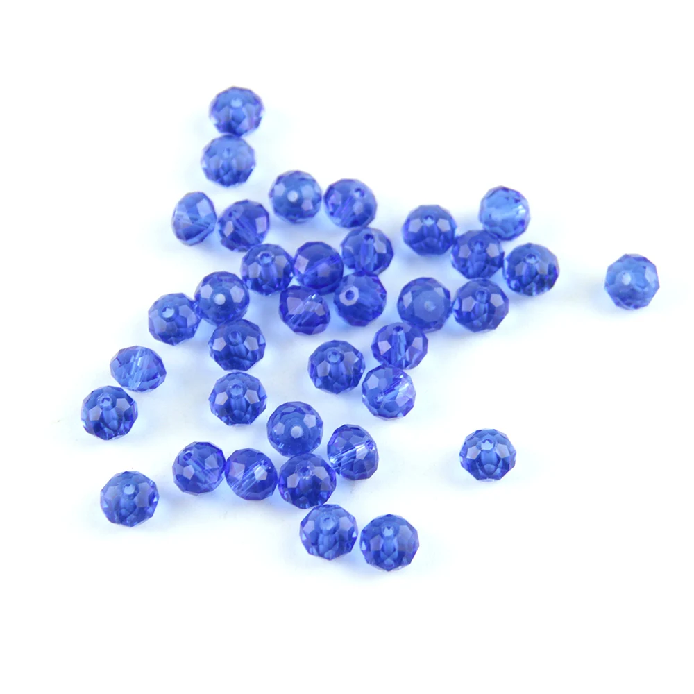 Синий цвет кристалл 3 мм свободная фотография искусственная работа граненые