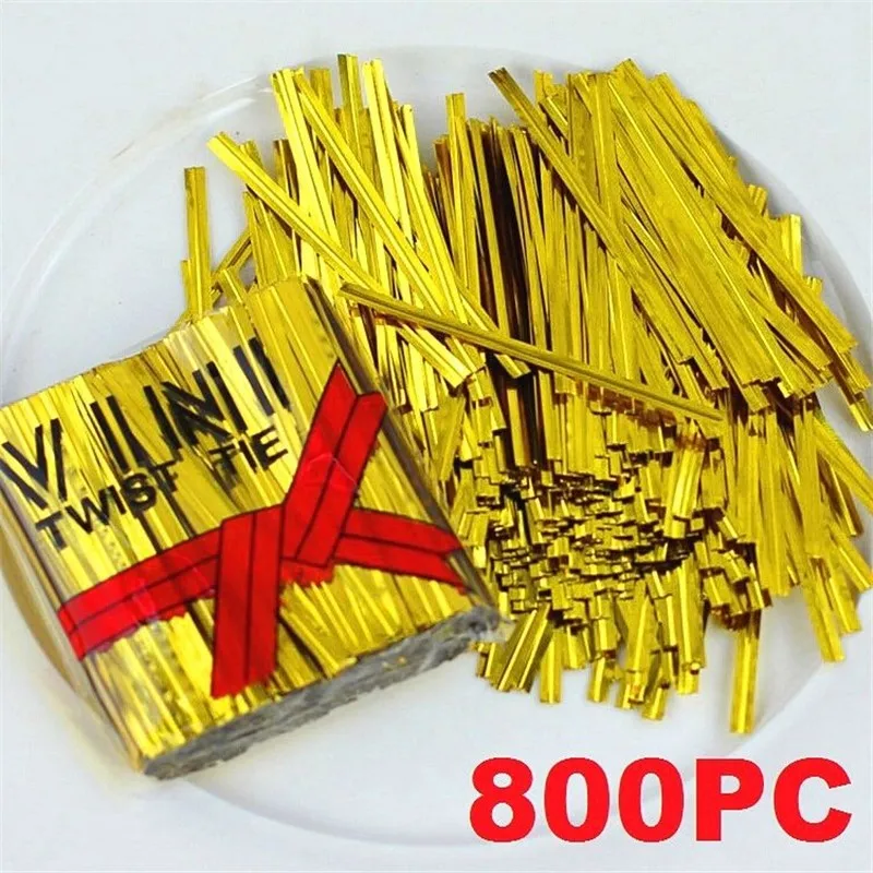 Завязки металлические для леденцов тортов виолончели 800 шт. | Дом и сад