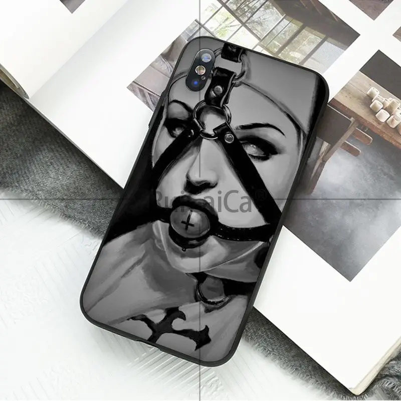 Ruicaica Sister nun Сделай Сам роскошный высокий протектор на конце чехол для iPhone 6S 6plus 7