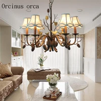 american country garden chandeliers nordic mediterranean retro clothing stores bedroom living room creative birds chandelier