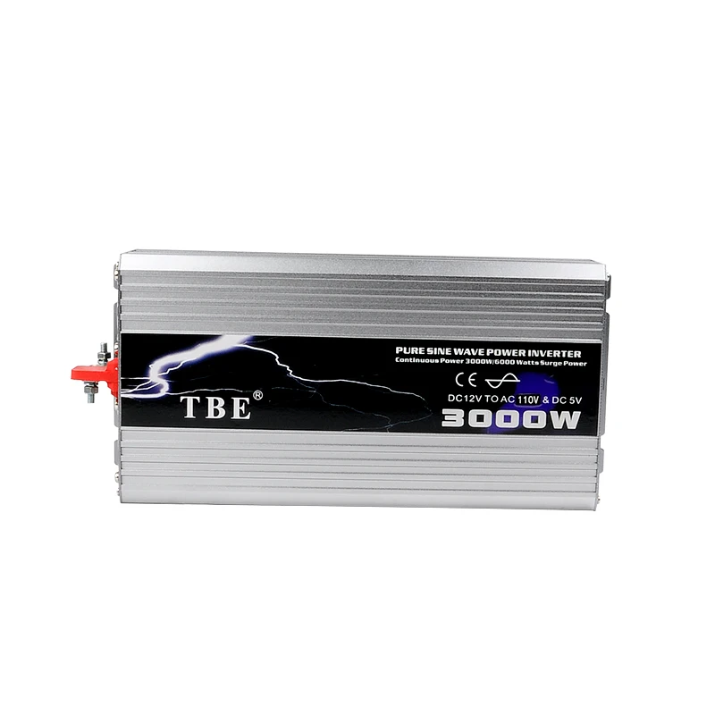 TBE 3000W USB DC12V/24V/48V дo AC 220 В немодулированная Синусоидальная волна инвертор