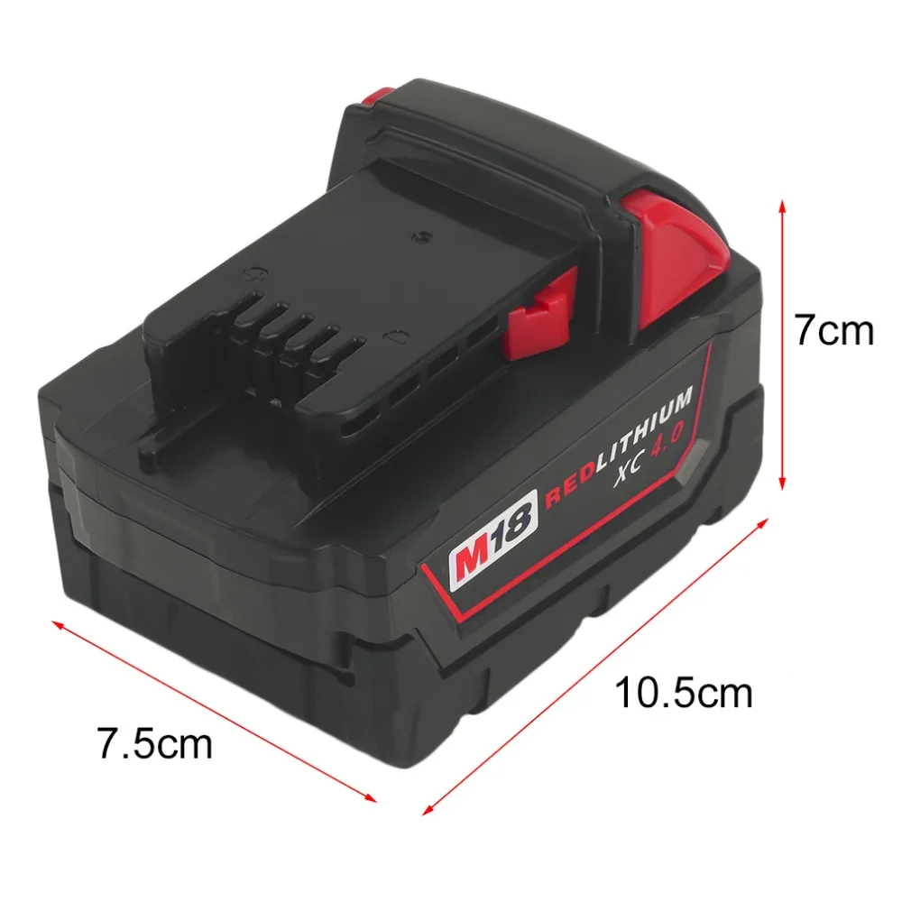 Перезаряжаемый литий ионный аккумулятор M18 18 в 4000 мАч для Milwaukee 48 11 1815 1850 2646 20