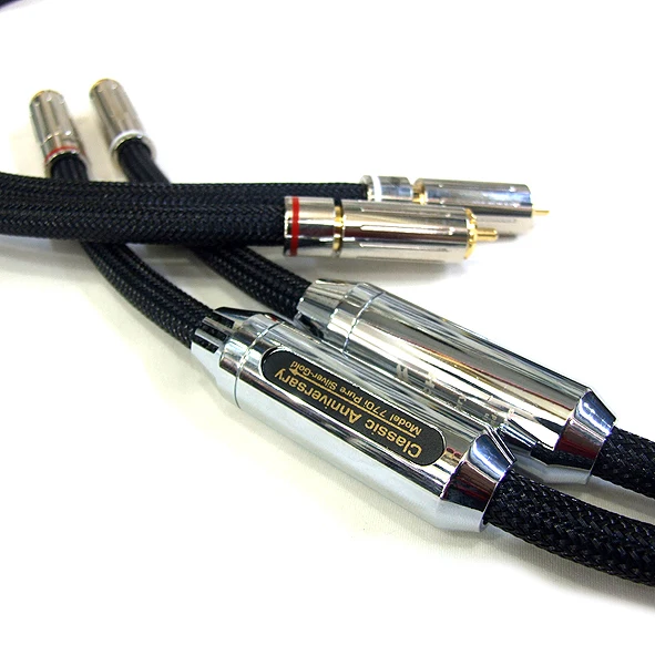 0,5 м-2 м Hifi аудио Hi-End пара Siltech 25th Classic Anniverary 770i RCA Межблочный Аудио кабель без коробки