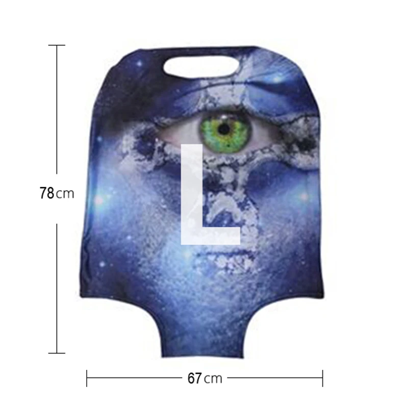 

Noisydesigns With Geometric Polygon Pattern Elastic Fashion New Protective Anti-scratch Cover Dust-proof Luggage Cover for S/M/L