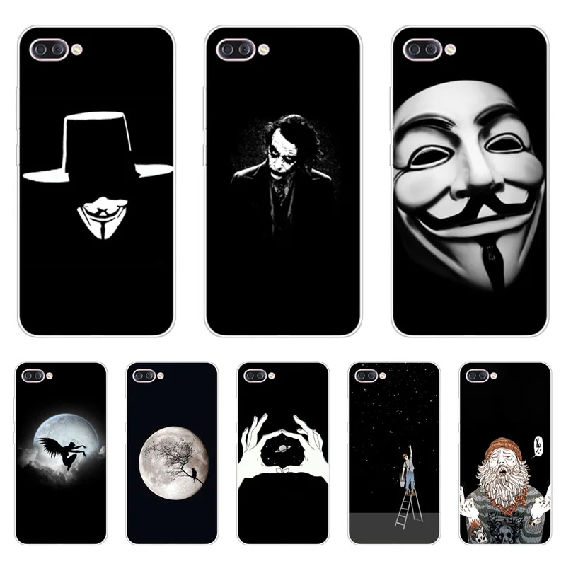 for Asus Zenfone 4 Max ZC520KL Case Silicon Black graffiti Painting Soft TPU Back Cover Protect Phone cases |