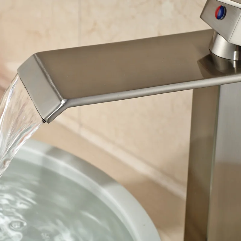 Настенный смеситель Водопад с одной ручкой столешница для крана ванной комнаты