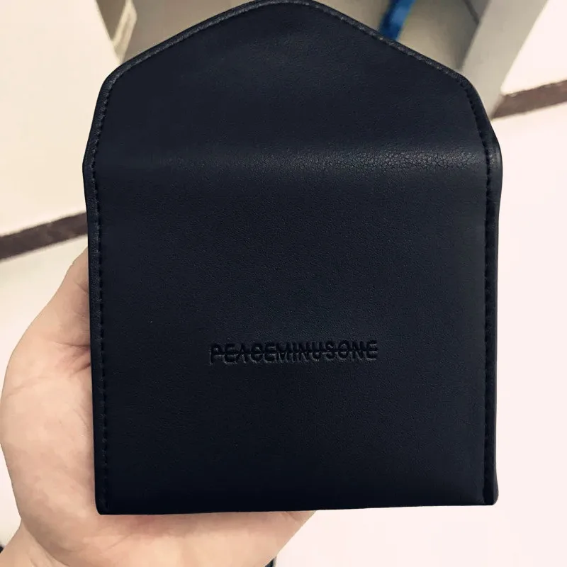 Новинка! Мини сумка из ПУ кожи G Dragon Peaceminusone PMO коллекционный кошелек черный мини