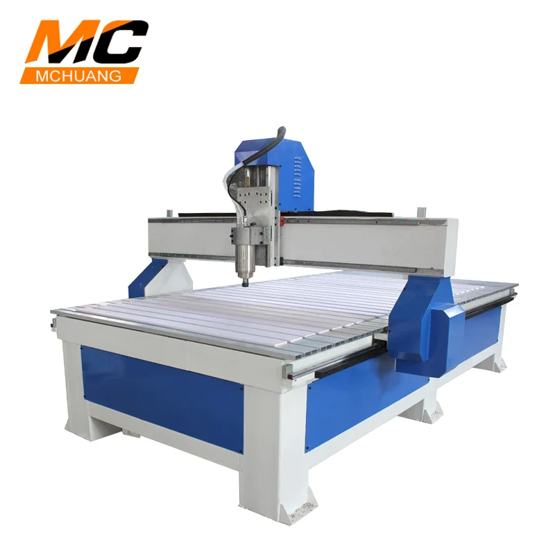 Mchuang 1325 кВт шпиндель с водяным охлаждением/шаговый двигатель/Ncstudio/3 оси ЧПУ маршрутизатор