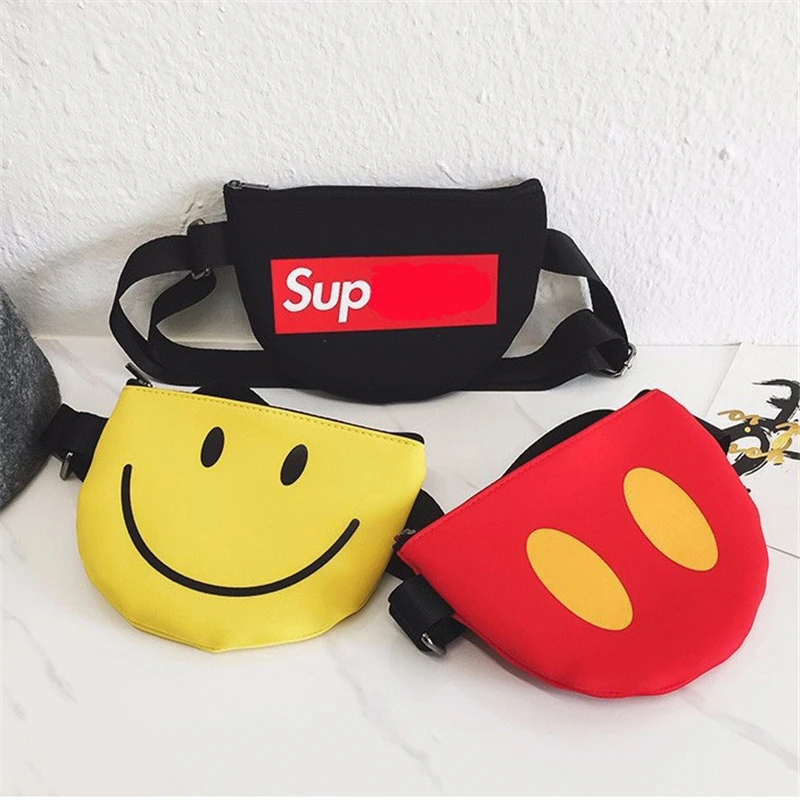 Сумки для девочек детская сумка через плечо мини кошелек из парусины с принтом