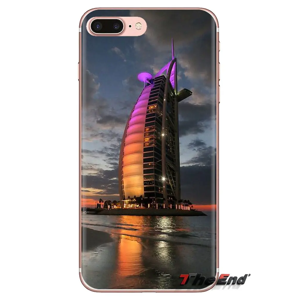 Чехол для телефона Samsung Galaxy S3 S4 S5 Mini S6 S7 Edge S8 S9 S10 Plus Note 3 4 5 8 9 Burj Al Arab Iconic Buildings Dubai |