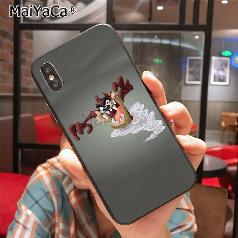MaiYaCa Looney ttes Tasmanian Devil Taz чехол для телефона для iphone 11 Pro X 8 7 6 6S Plus 5 5S SE cass