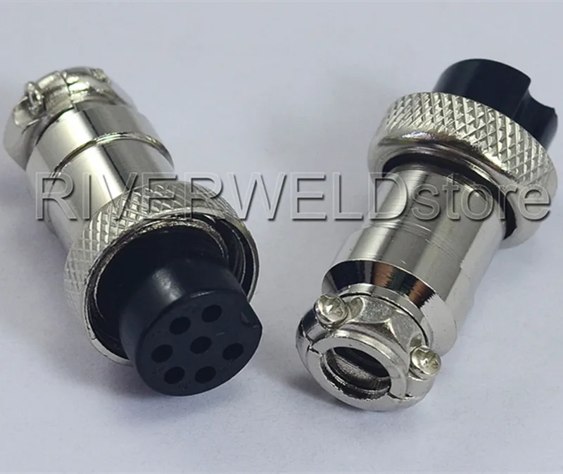 7pin разъем 16 7P гнездовой подходит для плазменной резки Фонарь & TIG сварочный фонарь
