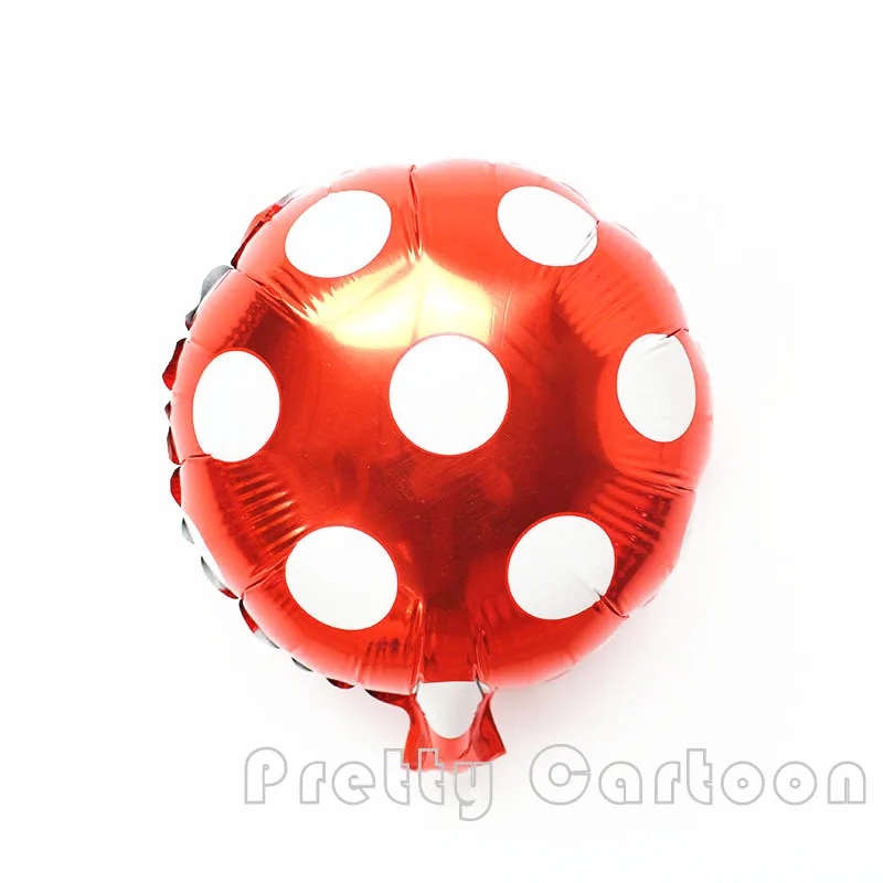 10inch 30pcs/lot round Polka Dot Balloons foil air-filled ballons for birthday wedding party decor globos inflatable balloon | Дом и сад
