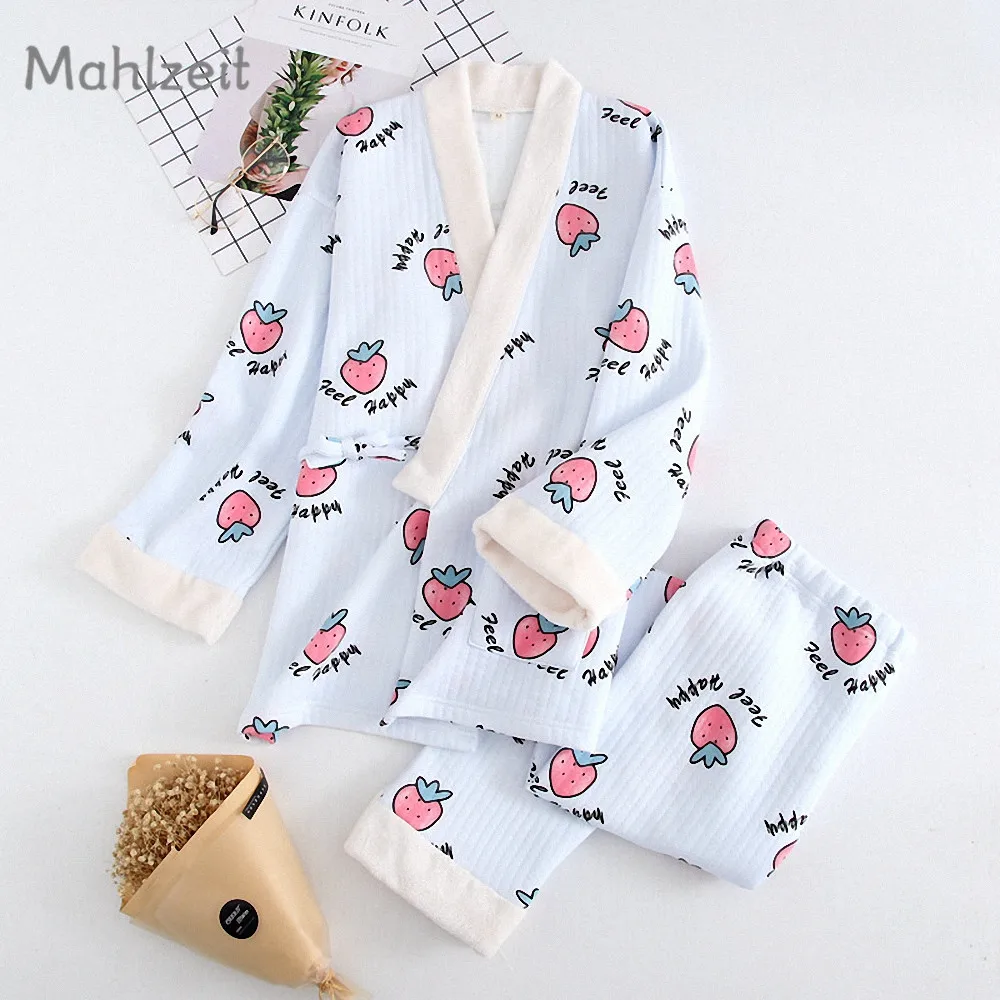 2018 Maternity Autumn Winter warm Nursing clothes Pregnant Women 100% cotton Sleepwear Breastfeeding outwear Cardigan | Мать и ребенок