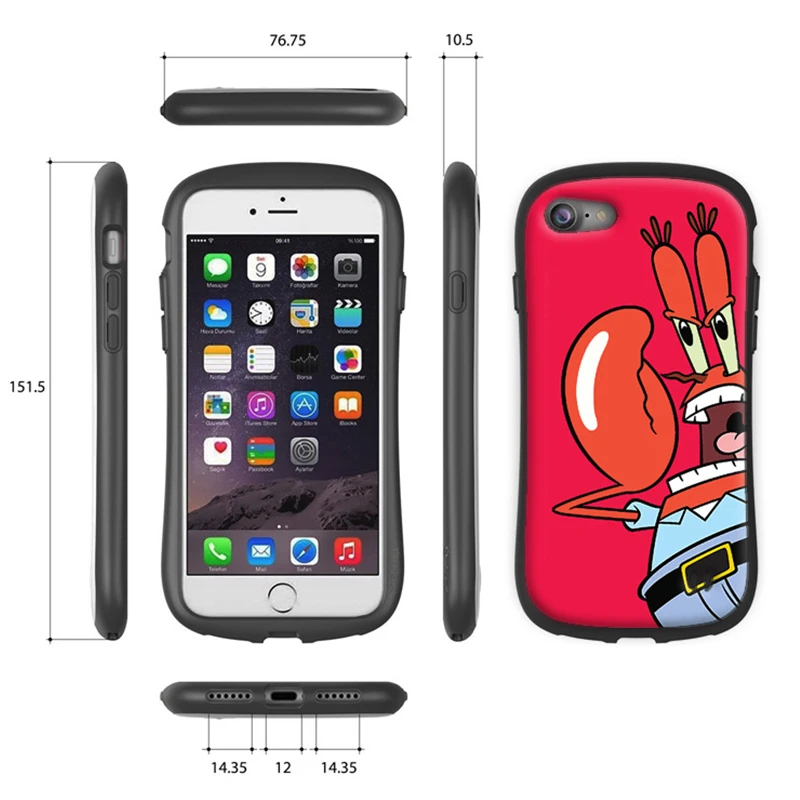 Q UNCLE Mobile Phone Case For iPhone 6 6S 7 8 Plus Soft TPU Back Cover Fashion Grip X XR XS MAX |