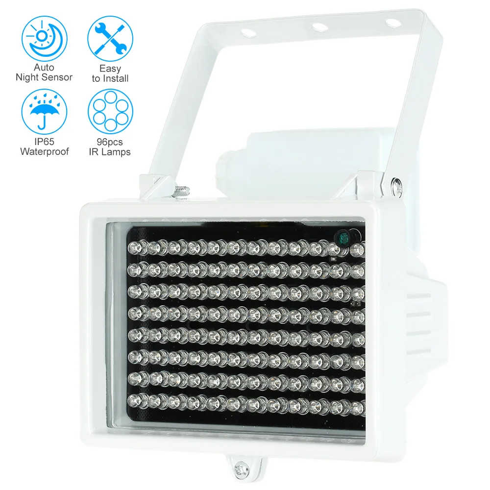 60 м ИК ночного видения вспомогательный 96 Светодиодный светильник Светильник CCTV