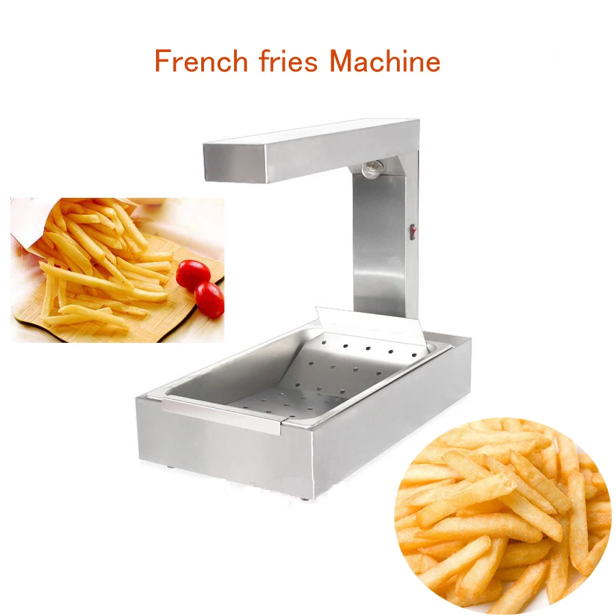 FY-620 French Fries Machine Stainless Steel Chips Warmer Electric French Fries Maker 1000W