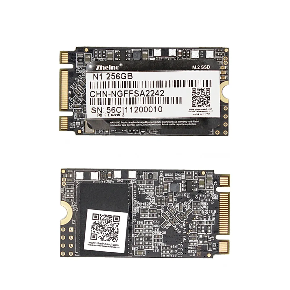 Zheino M.2 2242 SSD 64 ГБ 128 256 512 NGFF SATA Внутренний твердотельный диск для портативных ПК настольный сервер