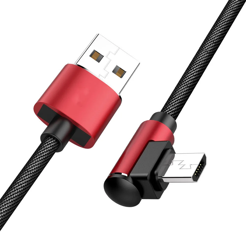 Elbow data line 5V 2.4A 1m for Android phone 90 degree elbow mobile charging Huawei Xiaomi Samsung | Мобильные телефоны и