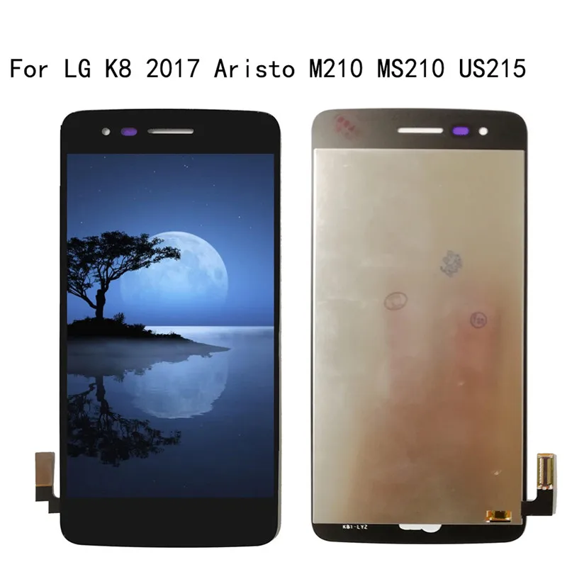 Для LG K8 2017 X240 Aristo M210 MS210 M200M US215 ЖК дисплей + кодирующий преобразователь сенсорного