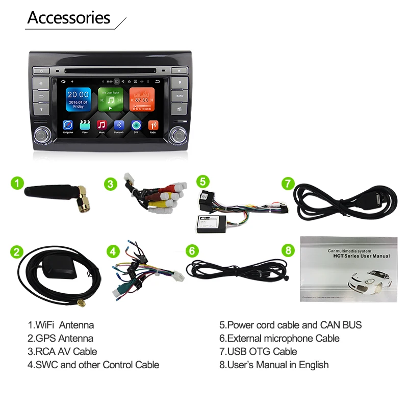 Android 8 0 Octa Core 4G RAM 32G ROM gps навигации стерео 7 &quotдюймовый dvd плеер для Fiat Bravo с радио