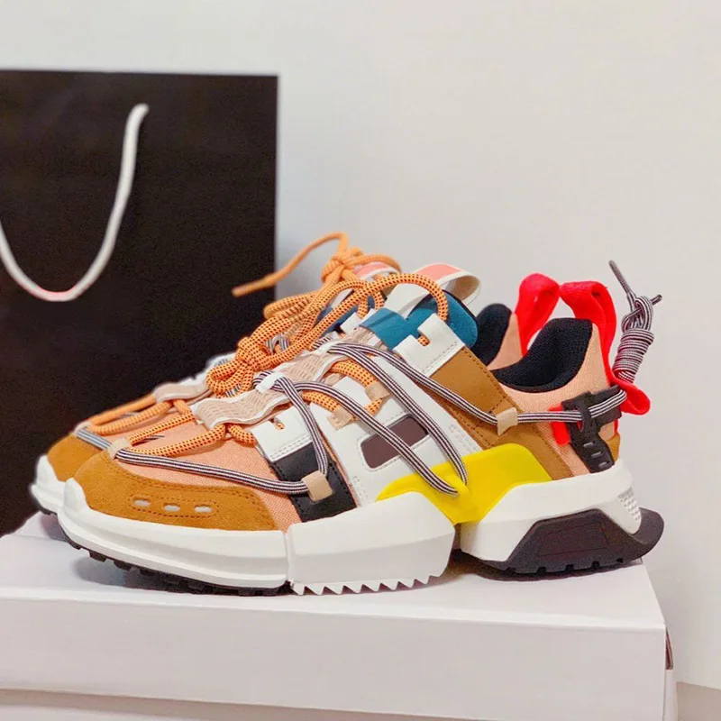Повседневная обувь; женские кроссовки на платформе; Лоскутная обувь; zapatos de mujer; Брендовая обувь из натуральной кожи; chaussures femme; женская обувь на массивном каблуке