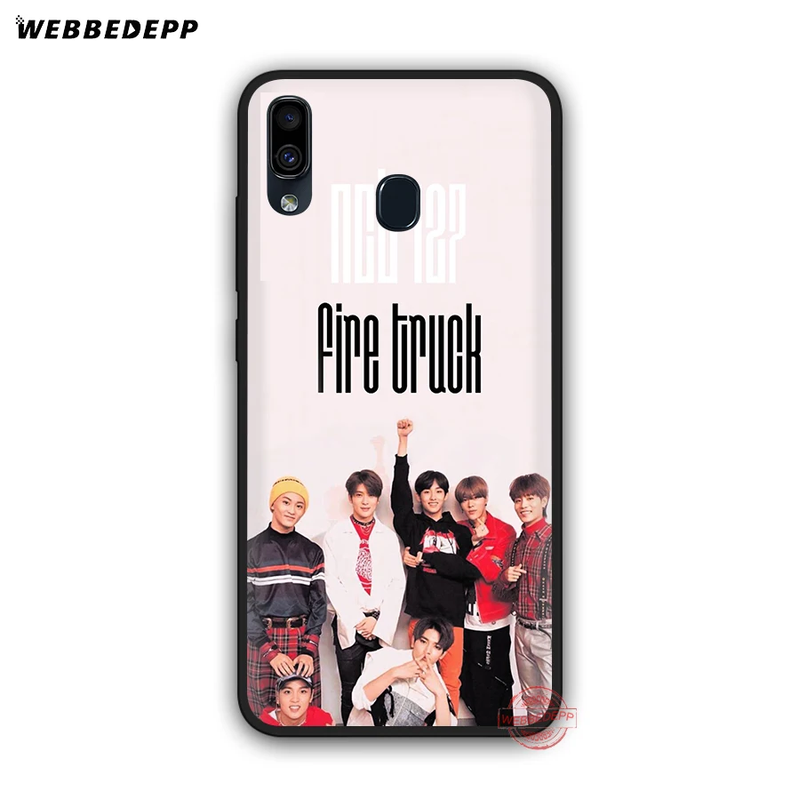 WEBBEDEPP NCT 127 Kpop мальчик Группа мягкий чехол для телефона с изображением цветов Samsung