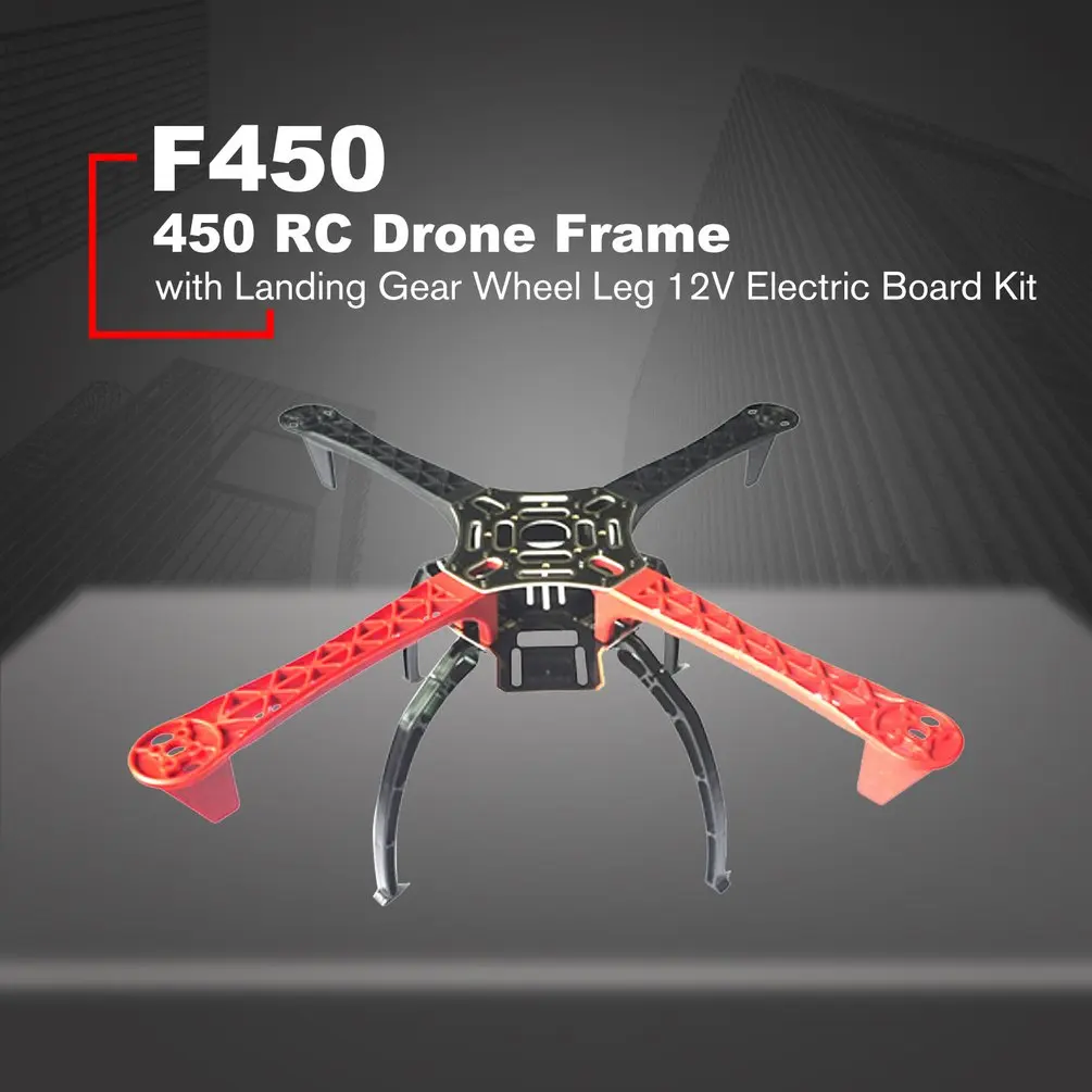 F450 450 Drone Arm Frame колесная база с шасси колеса ноги 12V электрическая доска комплект