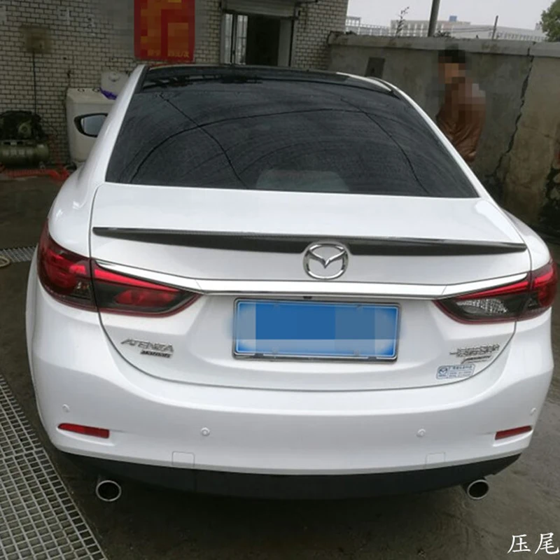 Для mazda 6 atenza украшение автомобиля Неокрашенный задний спойлер Высокое качество ABS Материал крыша хвост крыло