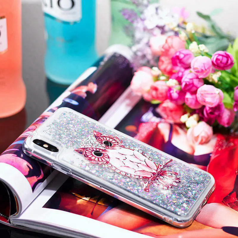 Жидкий чехол для huawei Honor 7A 7C 7X 6A 6C 5C 4C 8 9i 10 Коврики P8 P9 P10 P20 Lite Plus Pro с проектом "Бабочки" Мягкий силиконовый чехол