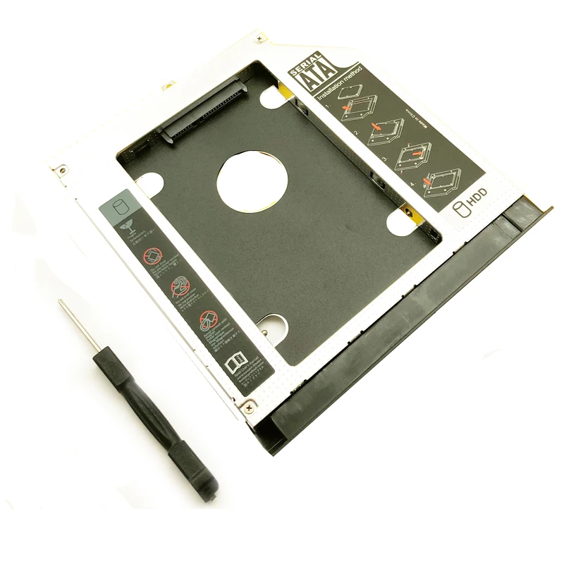 Добавить 2nd SATA 2 5 &quotжесткий диск HDD SSD корпус Caddy адаптер для lenovo THINKPAD E570 E570C E575 |