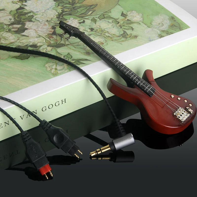 Черный аудиокабель 3 5 мм OCC для наушников Sennheiser HD265 HD414 Classic HD525 HD535 HD545 HD565 HD580 HD600 HD650