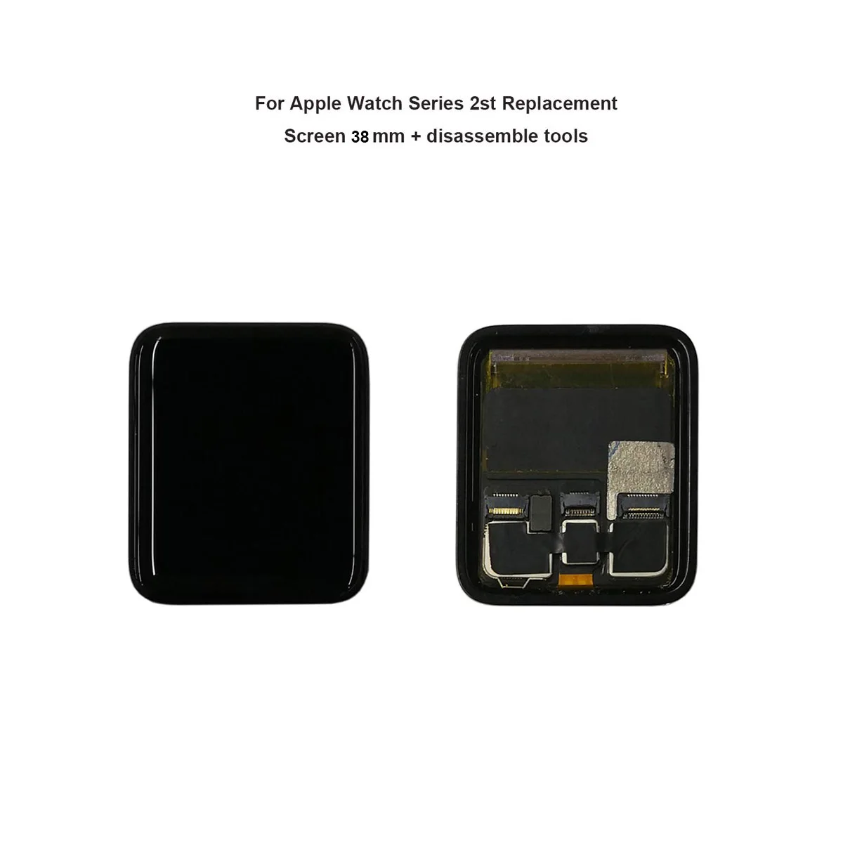 ЖК-экран дигитайзер дисплей в сборе для Apple Watch серии 1,2 38 мм или 42 мм с бесплатными инструментами клей