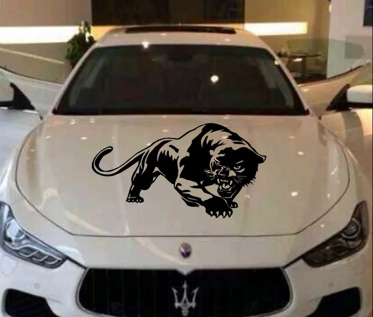 Автомобильные наклейки для бега пантера животного 19 ''x 27 5'' виниловая