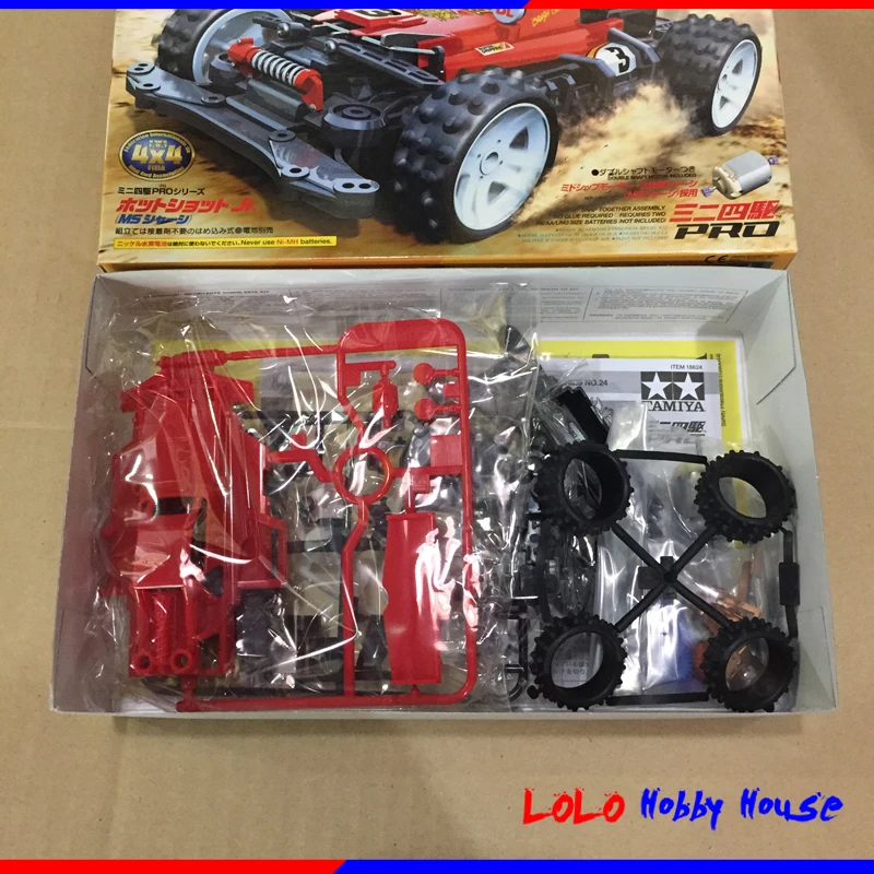 DIY Tamiya 4WD модель автомобиля hotshot 18624