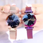 Роскошные женские часы, женские часы звездного неба с магнитным ремешком, женские наручные часы, розовое золото, relogio feminino reloj mujer