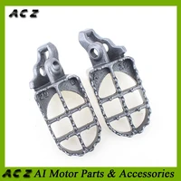 acz motorcycle steel foot peg pedal footrest footpegs foot rest for kawasaki kx125 kx250 1997 2001 kx500 1988 1990