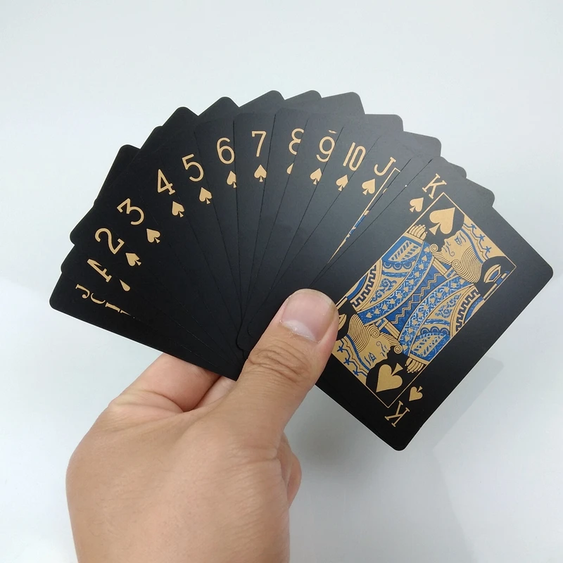 Колода карт из водонепроницаемого ПВХ набор игральных карточка для покера