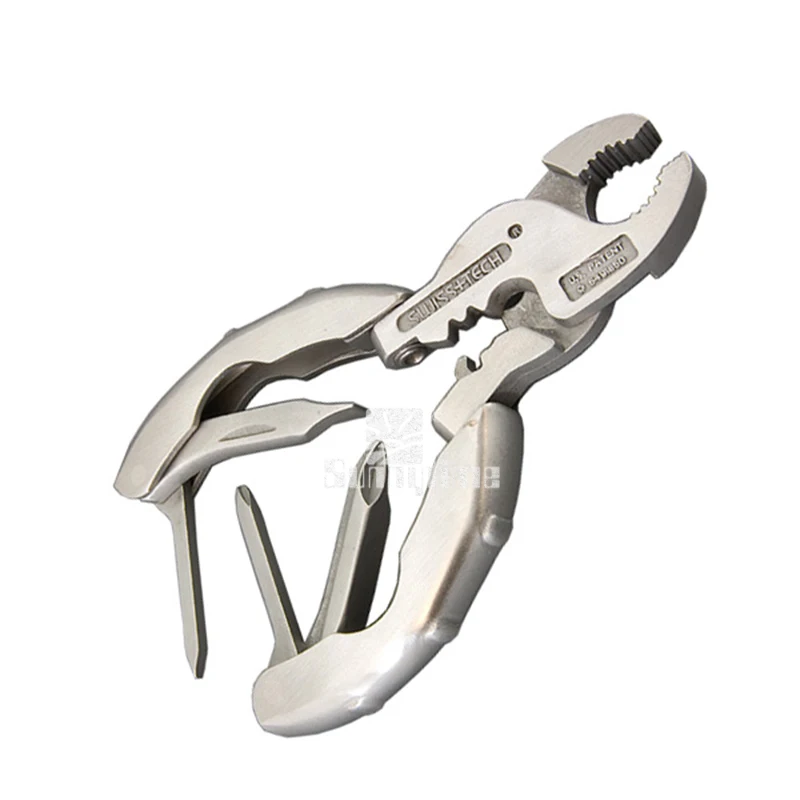 EDC портативный складной плоскогубцы отвертка открытый маленький мини